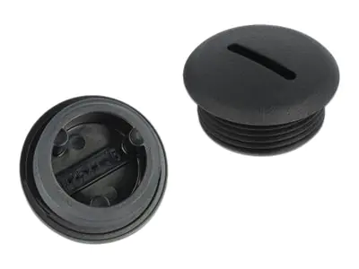 Delock Verschlussstopfen - Schwarz (Packung