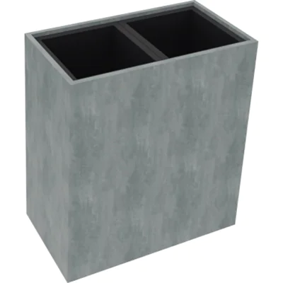 Pflanzgefäß 2er hoch B721xT380H800mm Beton Pflanzgefäß 2er hoch B721xT380H800mm Beton