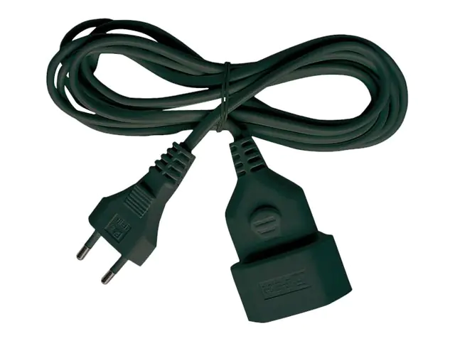 Brennenstuhl H03VVH2-F 2x0.75 - Spannungsversorgungs-Verlängerungskabel - IEC 60906-1 (W) 1161790