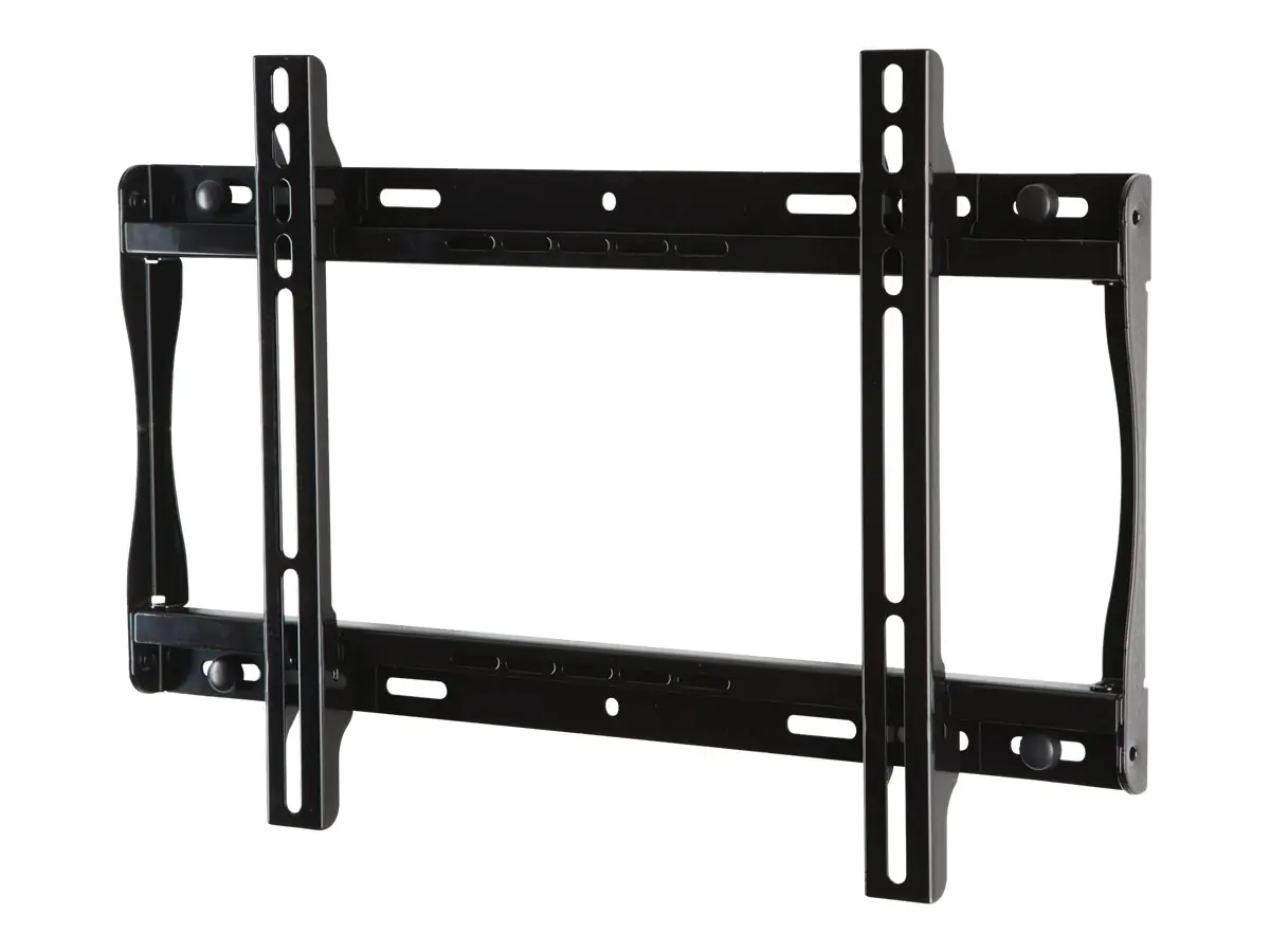 Peerless PARAMOUNT Universal Flat Wall Mount PF640 - Befestigungskit (Wandplatte, Adapter für Halterung) - für LCD-Display - Epoxidharz - Glanzschwarz - Bildschirmgröße: 81.3-116.8 cm (32"-46") - Montageschnittstelle: 400 x 300 mm