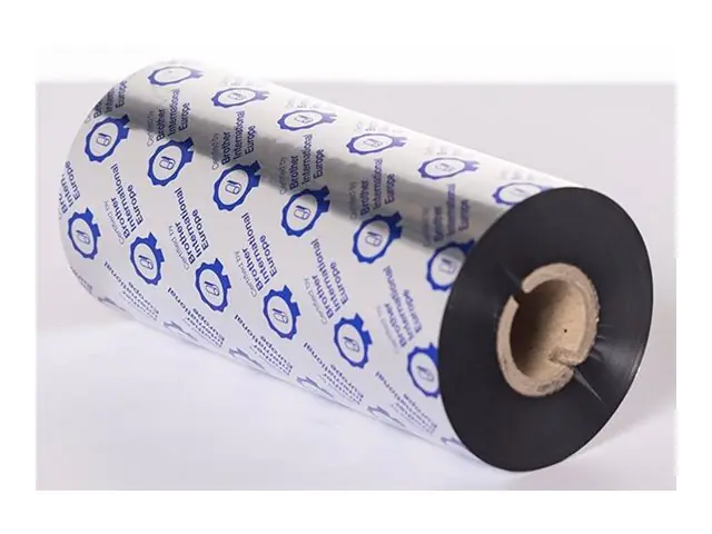 Brother Farbband BRP1D450154 TJ-6 Premium Wachs 154 mm x 450 m Pack a 5 Rollen
