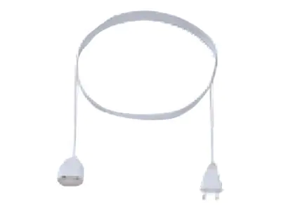 Bachmann Euro-Verlängerung, H03VVH2-F2 0,75 mm², weiß, 5,0m Bachmann Euro-Verlängerung, H03VVH2-F2 0,75 mm², weiß, 5,0m