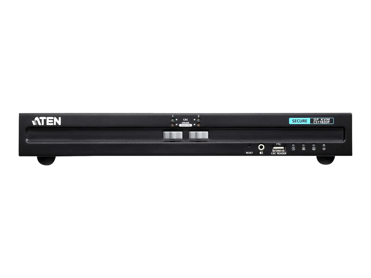 ATEN CS1182DP - PSS PP v3.0 Compliant - KVM-/Audio-Switch - 2x KVM/Audio