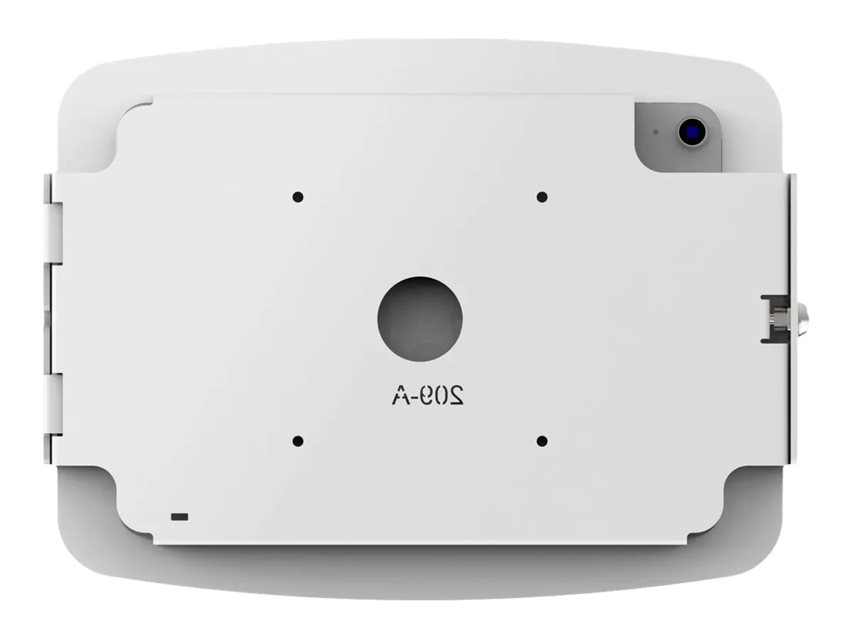 Compulocks iPad 10.9" 10th Gen Space Enclosure Wall Mount - Befestigungskit (Wandmontage) - für Tablett - verriegelbar - hochwertiges Aluminium - weiß - Montageschnittstelle: 100 x 100 mm - für Apple 10.9-inch iPad (10. Generation)