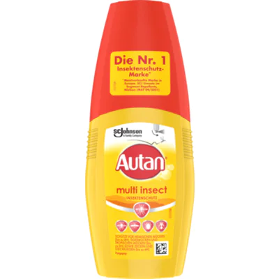 Autan Insektenspray Multi Insect Biozidprodukte vorsichtig verwenden. Vor Gebrauch stets Etikett und Produktinformationen lesen. 100ml Autan Insektenspray Multi Insect Biozidprodukte vorsichtig verwenden. Vor Gebrauch stets Etikett und Produktinformationen lesen. 100ml