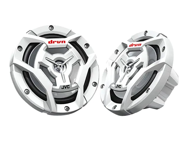 JVC/Taiyo Yuden CS-DR6201MW - Lautsprecher - für Boote - 50 Watt - zweiweg - koaxial - 160 mm (6.5") - weiß