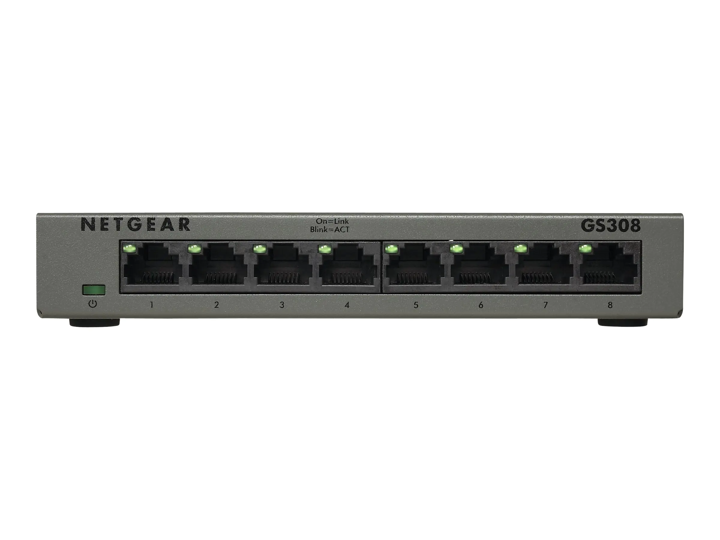 Netgear GS308 - Switch - unmanaged - 8 x 10/100/1000 GS308-100PES
