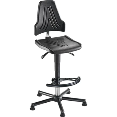 meychair Arbeitsdrehstuhl Workster Pro W19 XXL ca. 59-84cm Stahl, pulverbeschichtet schwarz