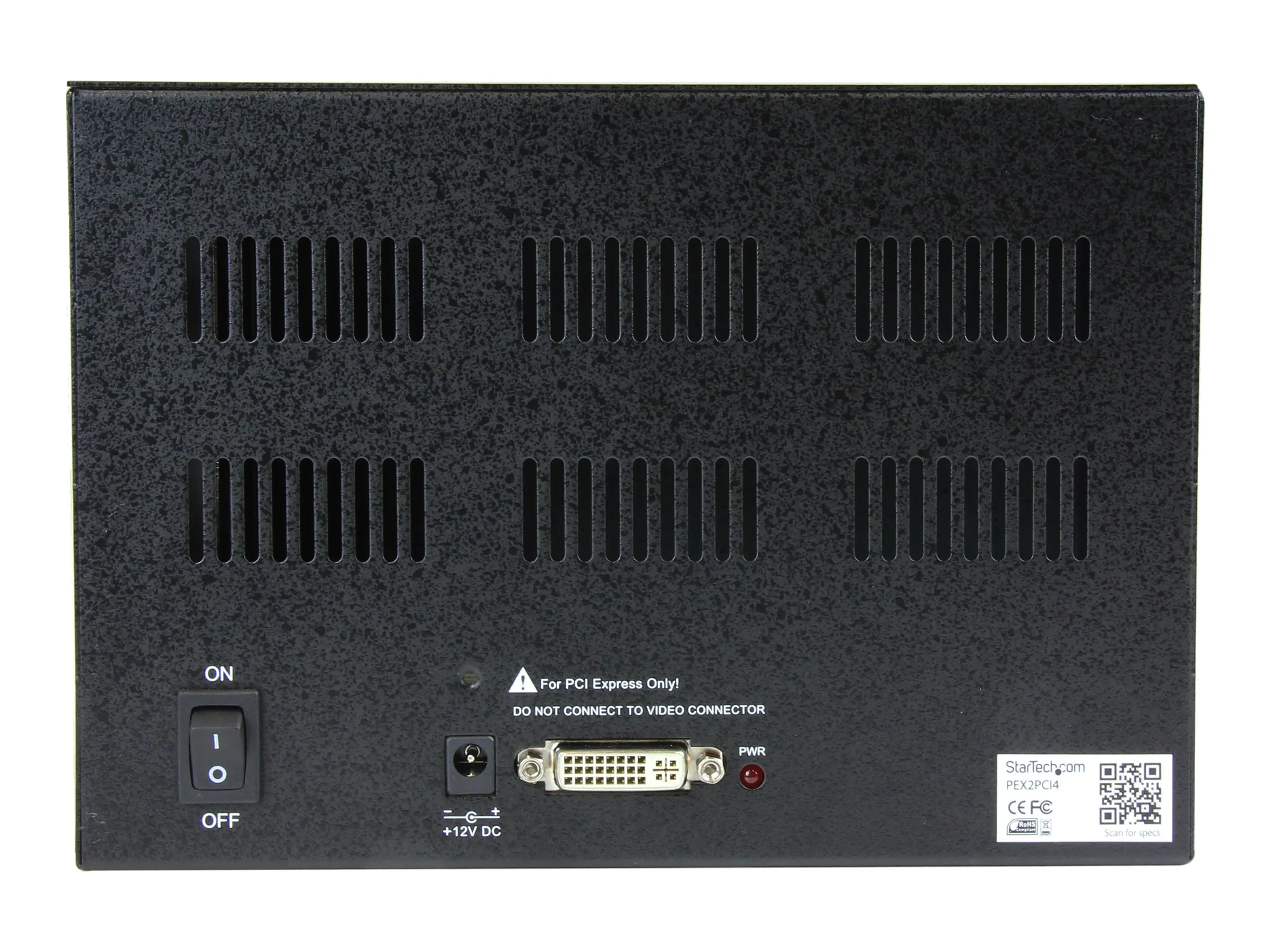 StarTech PCI Express Expansion Box Erweiterungsgehäuse 4x PCI Slot Erweiterungsbox - 1 x PCI Express (Stecker) 4 x PCI Slot (Buchse) - Systembus-Erweiterung - für P/N: SVA12M5NA