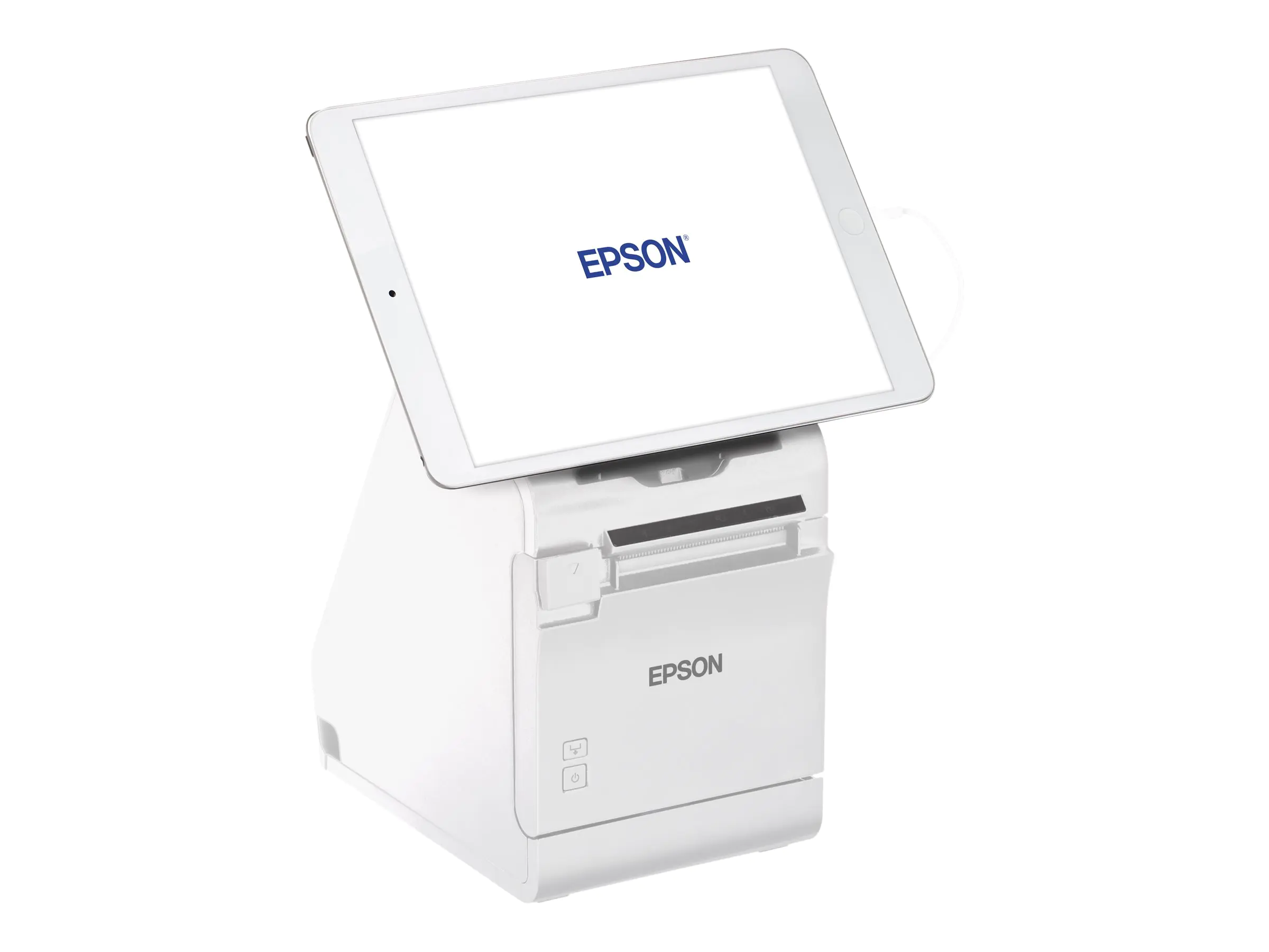Epson TM m30II-S (011) - Belegdrucker - Thermozeile - Rolle (7,95 cm) - 203 x 203 dpi - bis zu 250 mm/Sek. - USB 2.0, LAN, USB 2.0-Host, Lightning - Cutter - weiß