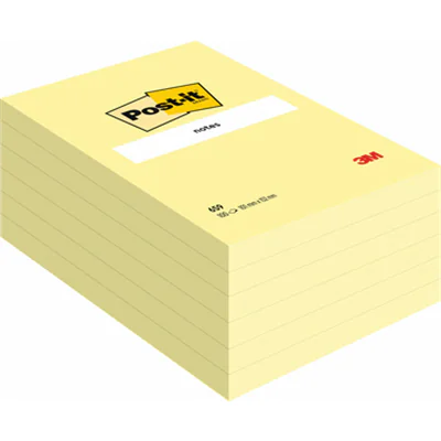 Post-it Haftnotiz Notes 659 102x152mm 100Blatt gelb Post-it Haftnotiz Notes 659 102x152mm 100Blatt gelb