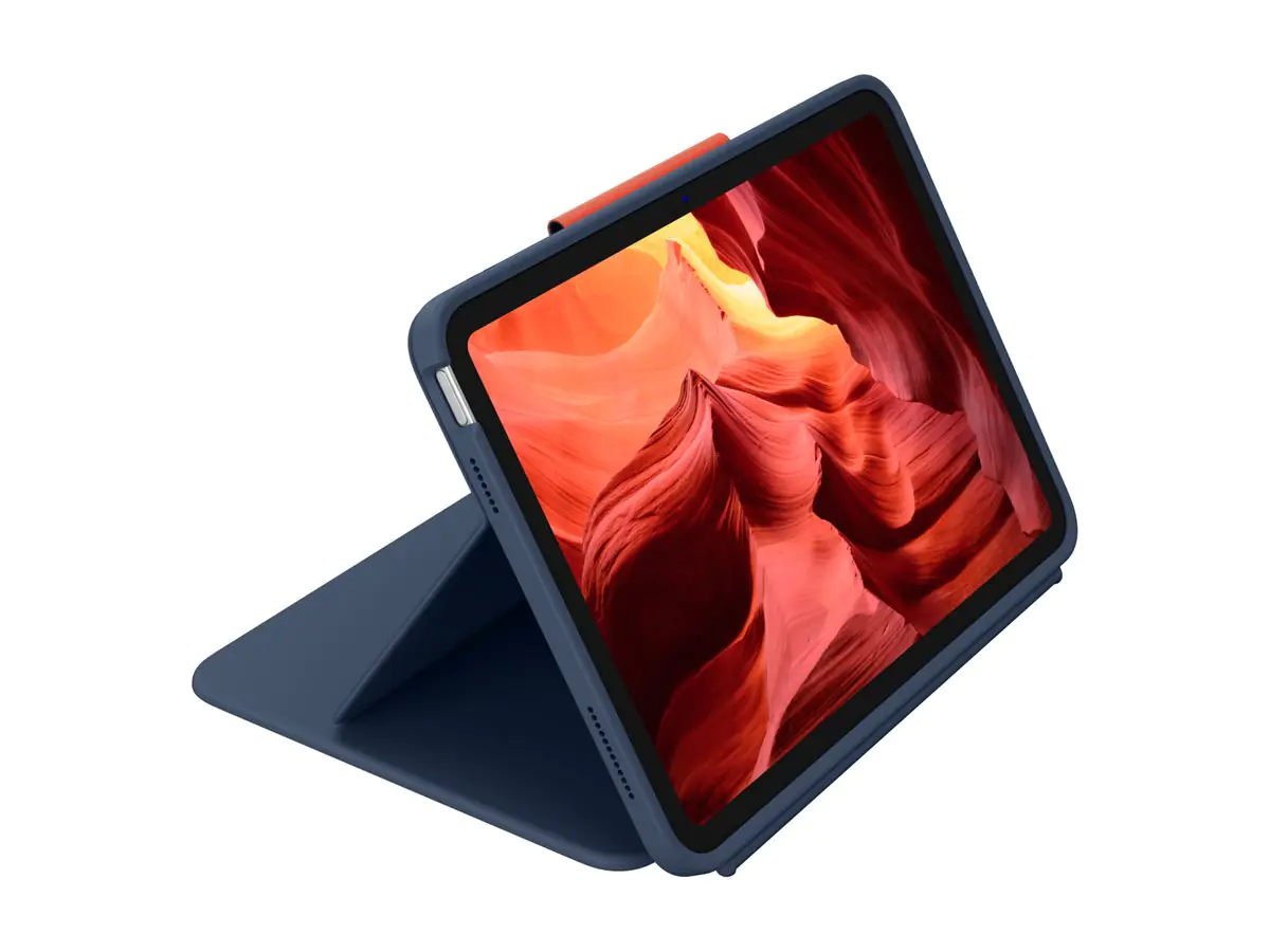Logitech Rugged Combo 4 Touch - Tastatur und Foliohülle - mit Trackpad - Apple Smart connector