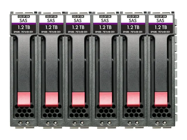 HPE Enterprise - Festplatte - 7.2 TB - Hot-Swap - 2.5" SFF (6.4 cm SFF) - SAS 12Gb/s - 10000 rpm (Packung mit 6) - für Modular Smart Array 1060 10GBASE-T iSCSI SFF, 1060 12Gb SAS SFF, 1060 16Gb Fibre Channel SFF, 2060 10GbE iSCSI SFF, 2060 12Gb SAS S
