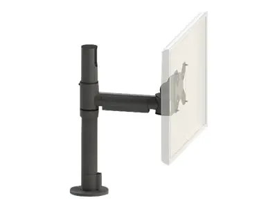 SpacePole Essentials - Befestigungskit - für LCD-Display - Metall - Schwarz - Tischmontage