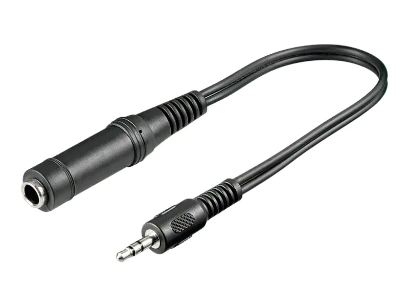 goobay AVK 323-0020 - Audio-Adapter - mini-phone stereo 3.5 mm männlich zu Stereo-Stecker weiblich - 20 cm