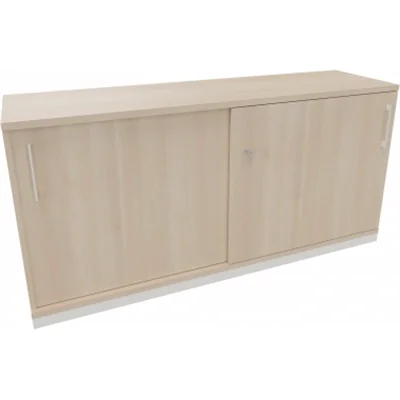 Schiebetürenschrank 2OH B1600xT442xH781mm si/Akazie Schiebetürenschrank 2OH B1600xT442xH781mm si/Akazie