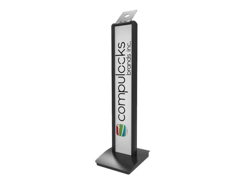 Compulocks VESA Brandable Floor Stand - Aufstellung - für Tablett - Aluminium - Schwarz - Montageschnittstelle: VESA - Bodenaufstellung