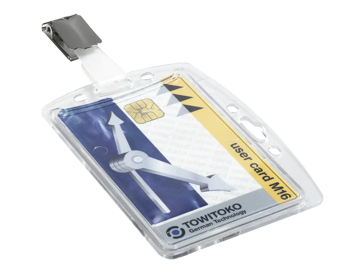 DURABLE Namensschild 800519 85x54mm Kunststoff tr 25 St./Pack.