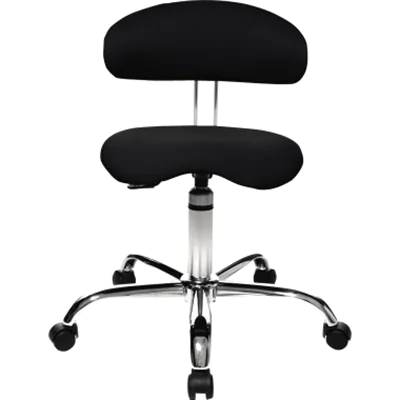 TOPSTAR Drehhocker Sitness 40 ST290W50 mit Lehne Bezug schwarz TOPSTAR Drehhocker Sitness 40 ST290W50 mit Lehne Bezug schwarz
