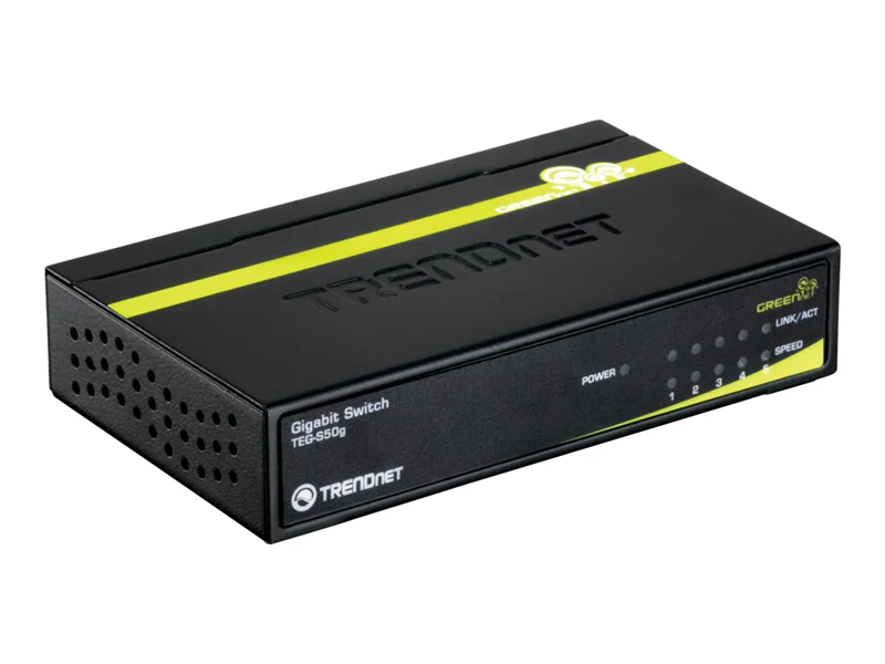 TRENDnet TEG S50G - Switch - 5 x 10/100/1000 - Desktop - TAA-konform