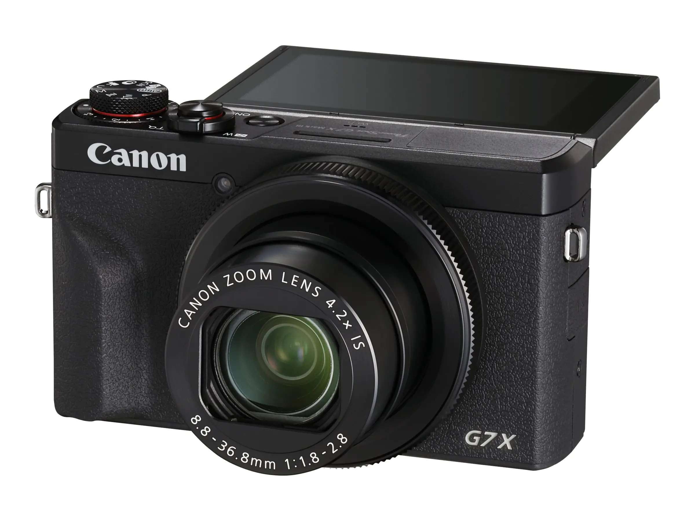 Canon PowerShot G7 X Mark III - Digitalkamera - Kompaktkamera - 20.1 MPix - 4K / 30 BpS - 4.2x optischer Zoom - Wi-Fi, Bluetooth - Schwarz