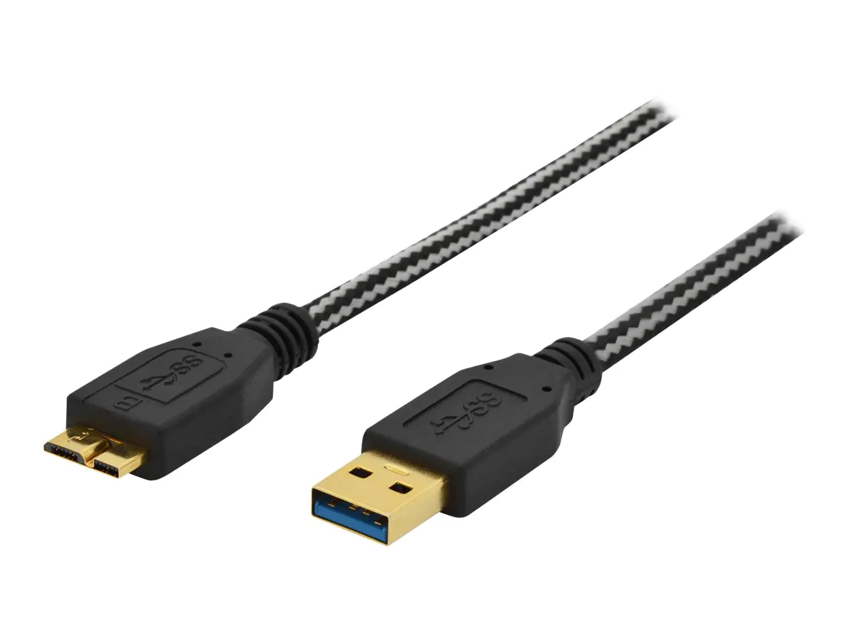 Ednet USB-Kabel - Micro-USB Type B (M) bis USB Typ A (M)