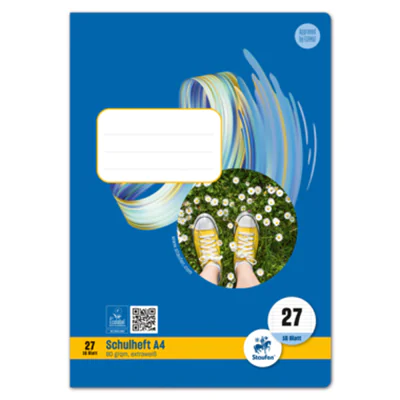 Format-X® Schulheft Style DIN A4 liniert mit Rand innen/außen 27 16 Bl.