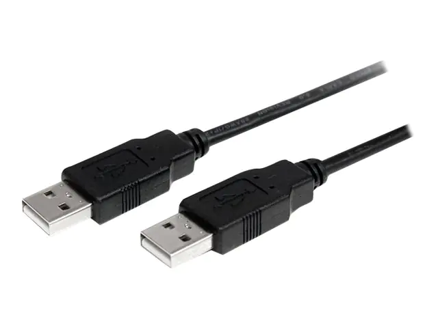 StarTech 2m HighSpeed USB 2.0 A auf A Kabel - St/St - USB-Kabel - USB (M) zu USB (M) - USB 2.0 - 2 m - Schwarz - für P/N: SV231HDMIUA StarTech 2m HighSpeed USB 2.0 A auf A Kabel - St/St - USB-Kabel - USB (M) zu USB (M) - USB 2.0 - 2 m - Schwarz - für P/N: SV231HDMIUA