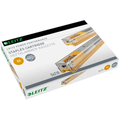 Leitz Heftklammerkassette K8 55920000 verzinkt 5x210 St/Pack. Leitz Heftklammerkassette K8 55920000 verzinkt 5x210 St/Pack.