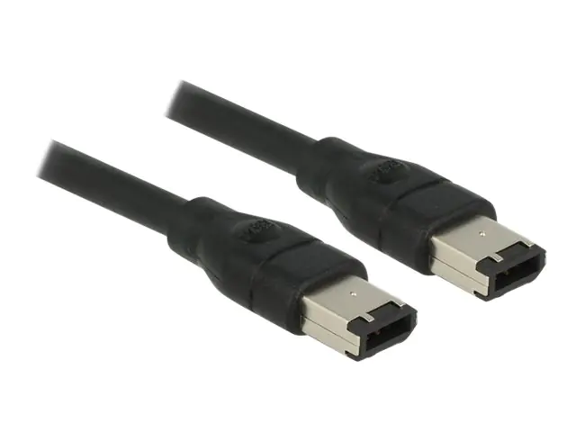Delock - IEEE 1394-Kabel - FireWire, 6-polig (M) zu FireWire, 6-polig (M) - 50 cm - geformt