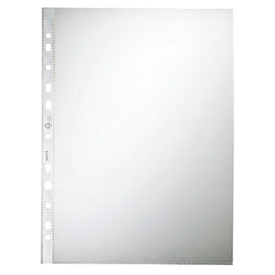 Leitz Prospekthülle DIN A4 0,10mm oben offen Polypropylen farblos 100 St./Pack. Leitz Prospekthülle DIN A4 0,10mm oben offen Polypropylen farblos 100 St./Pack.