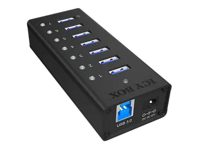 ICY BOX IB-AC618 - Hub - 7 x SuperSpeed USB 3.0 70418
