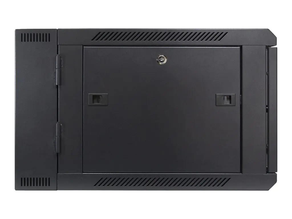 Inter-Tech SMB-6606 - Gehäuse - geeignet für Wandmontage - Schwarz, RAL 9005 - 6U - 48.3 cm (19")