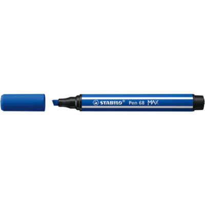 STABILO Pen 68 MAX, 1 Farben, Blau, 5 mm, 1 mm, Blau, Rund 768/32