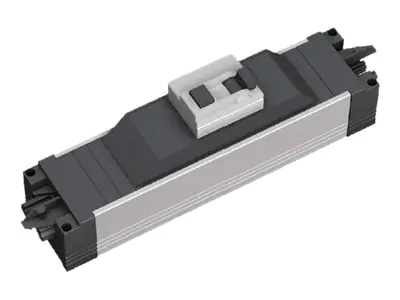 Bachmann STEP ALU FI / LS - Sicherungsautomat - 1U - Schwarz