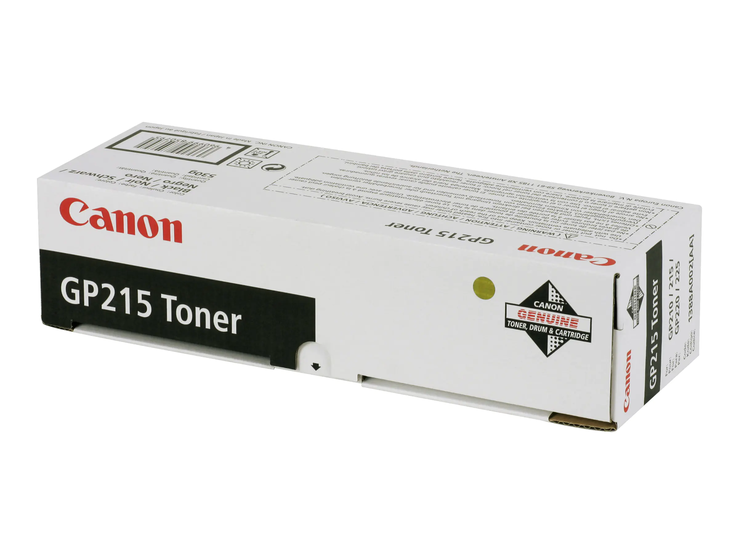 Canon Toner 1388A002 GP215 Schwarz 9.600 Seiten 1 Stück