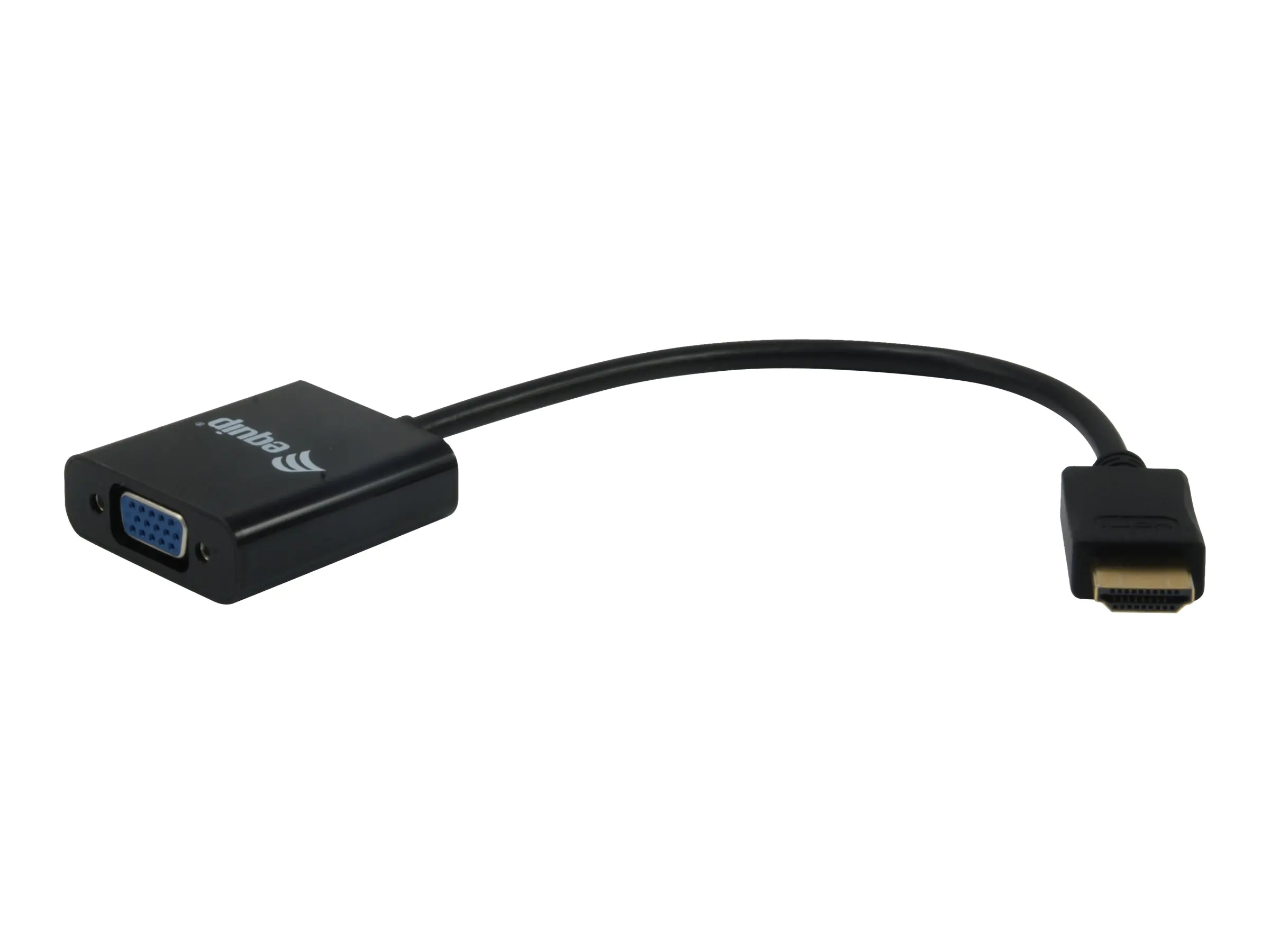 equip - Videokonverter - HDMI - VGA - Schwarz