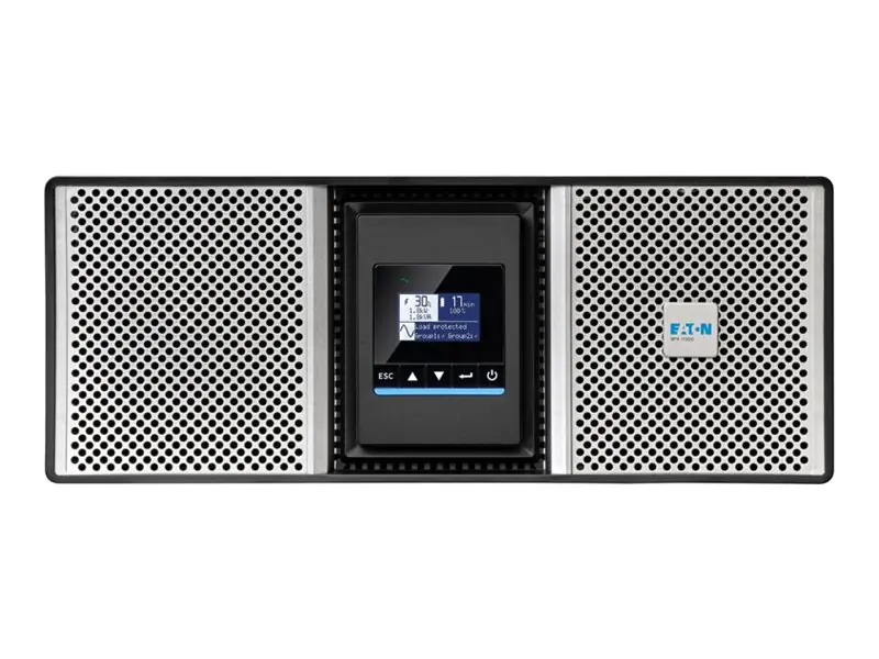 Eaton 9PX G2 9PX8KIRTNG2 - USV (in Rack montierbar/extern) - Wechselstrom 200/208/220/230/240 V - 8000 Watt - 8000 VA - 1-phasig - 9 Ah - Ethernet 10/100/1000, RS-232, USB - Ausgangsanschlüsse: 17 - PFC - 4U - 48.3 cm (19")