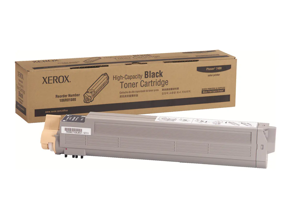 Xerox - Mit hoher Kapazität - Schwarz - Original - Tonerpatrone - für Phaser 7400 Xerox - Mit hoher Kapazität - Schwarz - Original - Tonerpatrone - für Phaser 7400