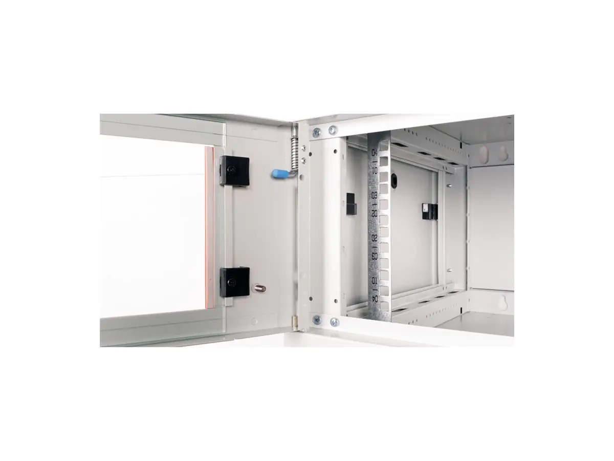 Roline Basic Plus - Gehäuse Netzwerkschrank - 600x450 BxT - geeignet für Wandmontage - RAL 7035, Hellgrau - 4U - 48.3 cm (19")