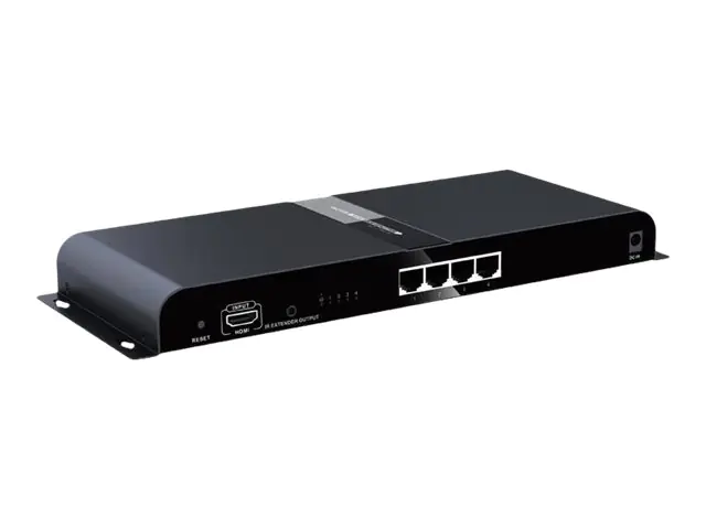 Techly HDMI Splitter 4 way Extender with IR on