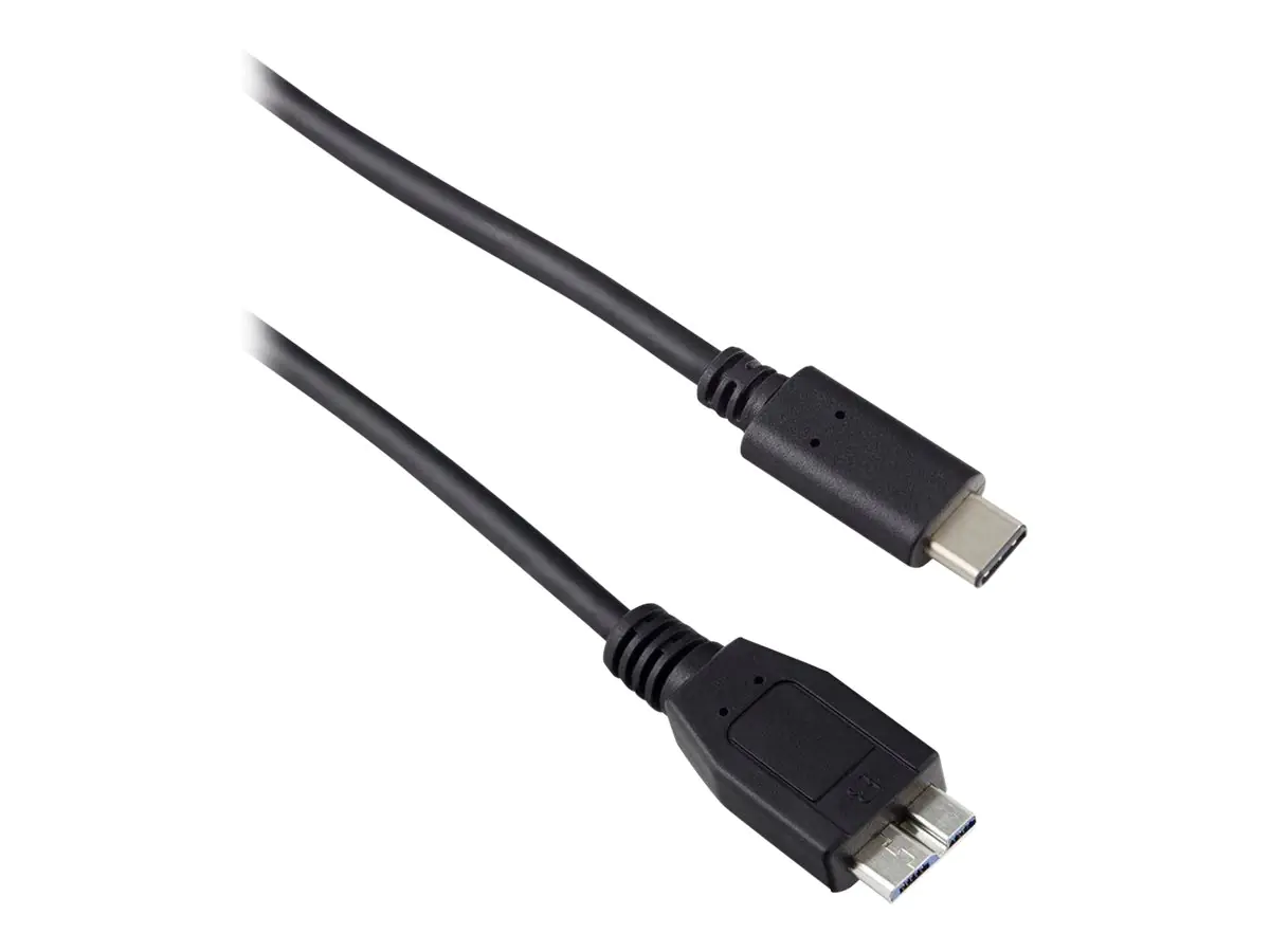 Targus - USB-Kabel - USB-C (M) bis Micro-USB Type B (M) - USB 3.0 - 3 A - 1 m - Schwarz - Europa - für Targus 2K, Universal 2k, Universal 4k