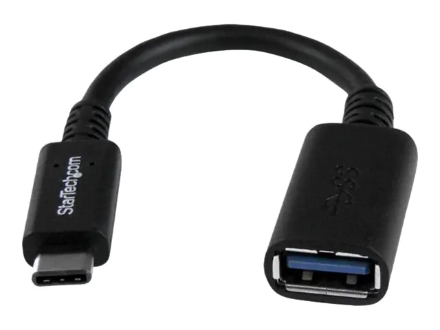 StarTech USB 3.1 USB-C auf USB-A Adapter - USB-Adapter - 24 pin USB-C (M) zu USB Typ A (W) - USB 3.0 - 15.2 cm - Schwarz - für P/N: DK31C3HDPD, DK31C3HDPDUE, DKM30CHDPD, DKM30CHDPDUE, PEXUSB312A1C1H, PEXUSB312A2C2V StarTech USB 3.1 USB-C auf USB-A Adapter - USB-Adapter - 24 pin USB-C (M) zu USB Typ A (W) - USB 3.0 - 15.2 cm - Schwarz - für P/N: DK31C3HDPD, DK31C3HDPDUE, DKM30CHDPD, DKM30CHDPDUE, PEXUSB312A1C1H, PEXUSB312A2C2V