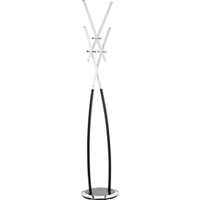 ALCO ALBERT Garderobenständer 2876-10 Metall schwarz/weiß