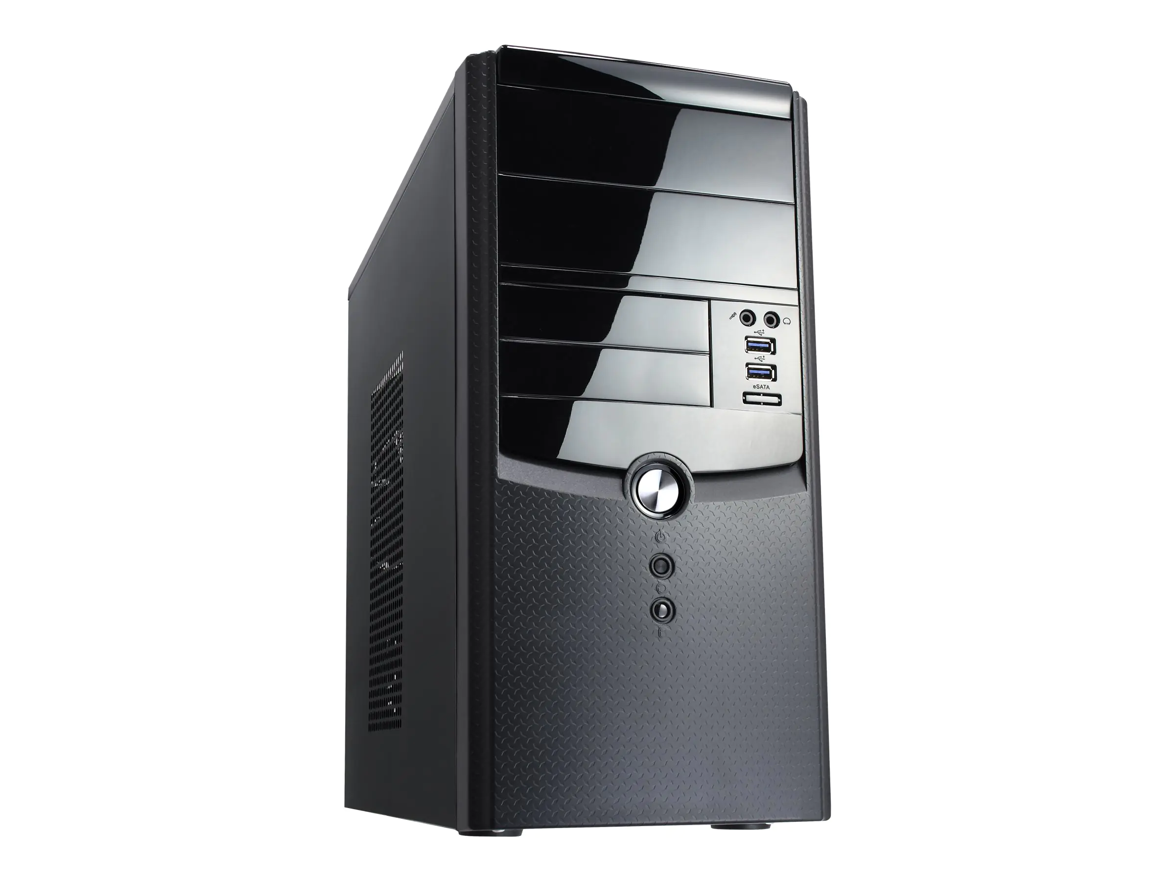 Compucase HEC Compucase 6T11Bm-U3T - Tower - micro ATX - keine Spannungsversorgung - Schwarz