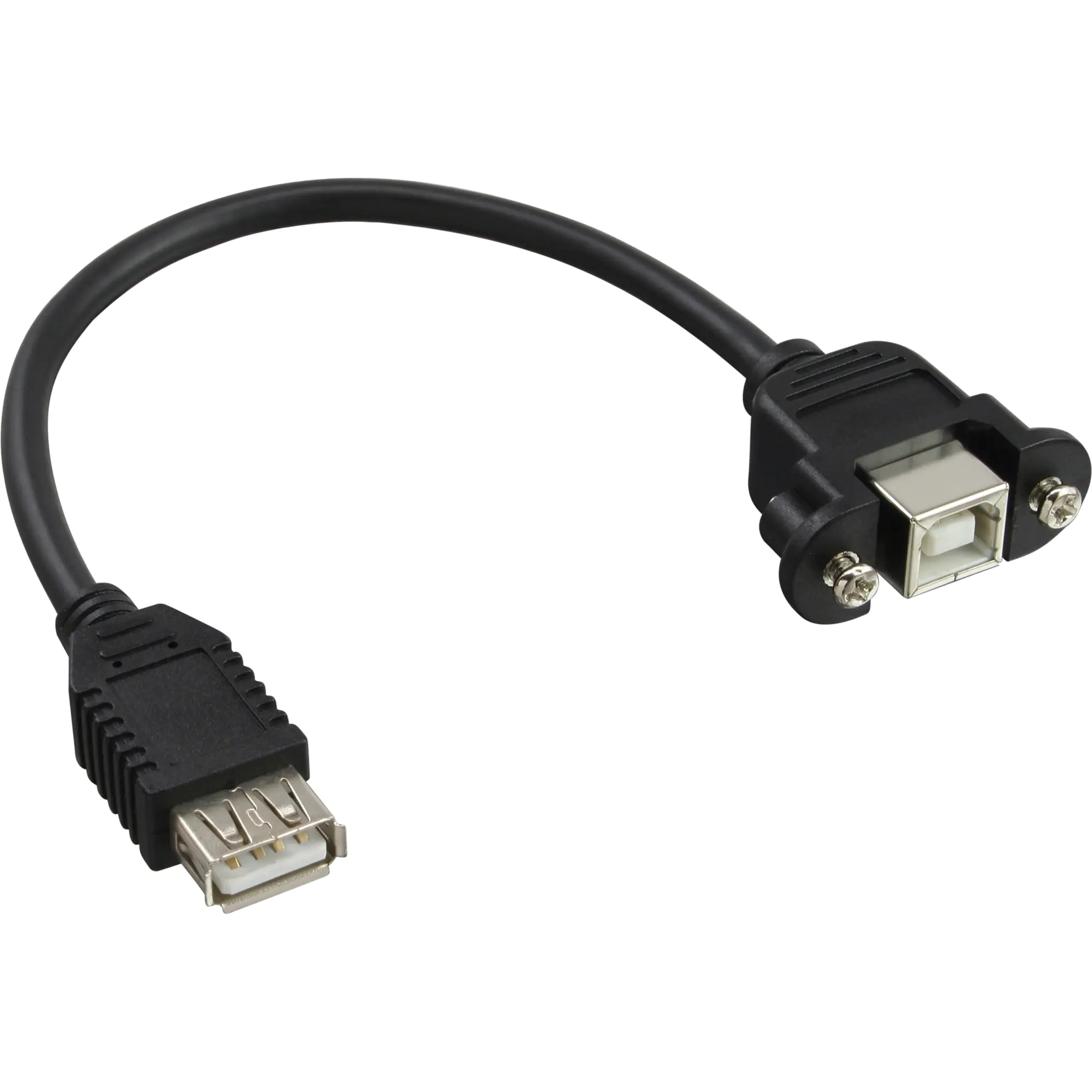 InLine - USB-Adapter - Micro-USB Typ B (W) zu USB (W) - 20 cm - Schwarz