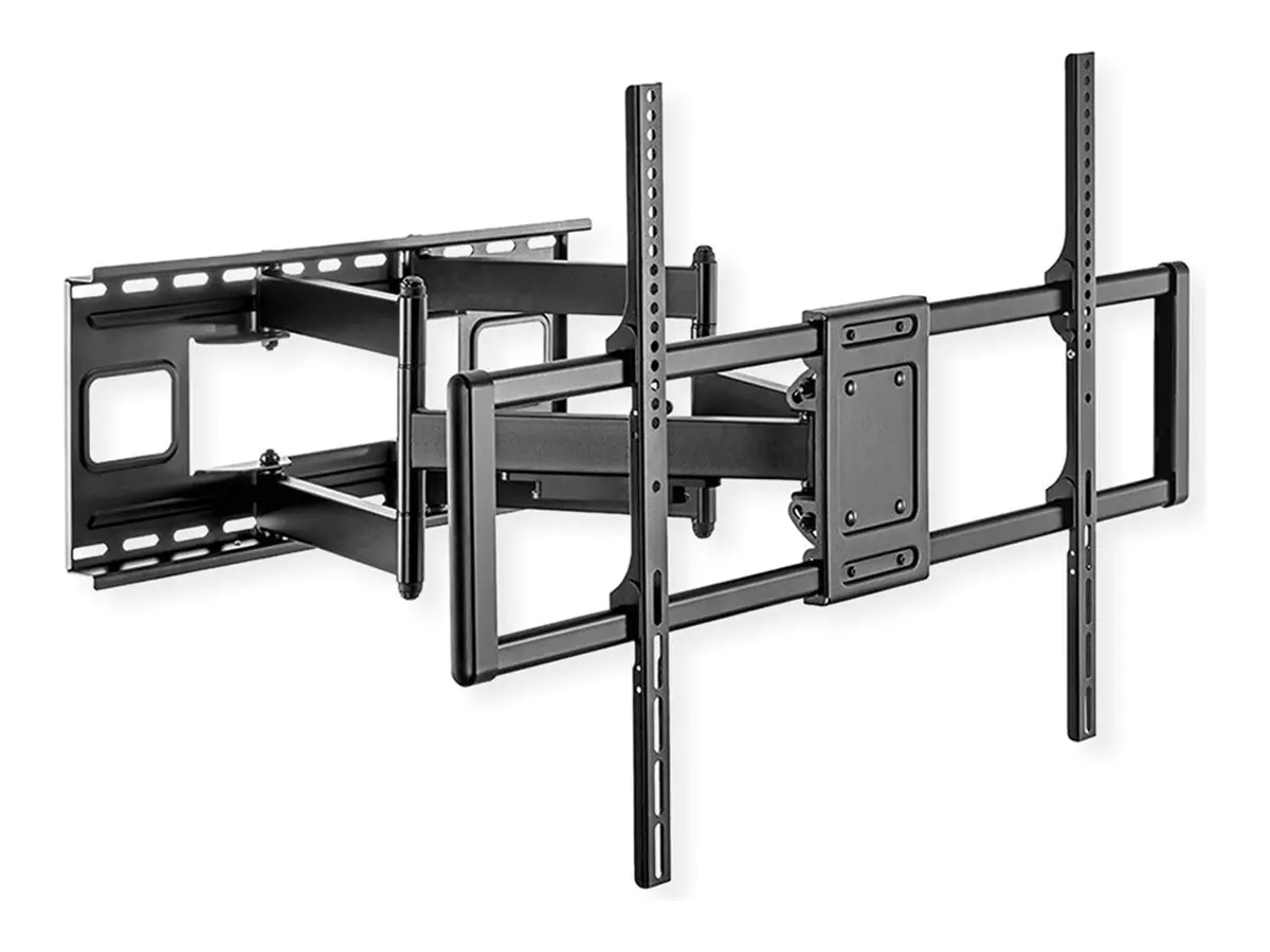 VALUE - Befestigungskit (Wandmontage) - für Flachbildschirm/LCD-Display - flexible, up to 120 kg - Stahl - Schwarz - Bildschirmgröße: 152.4-304.8 cm (60"-120")