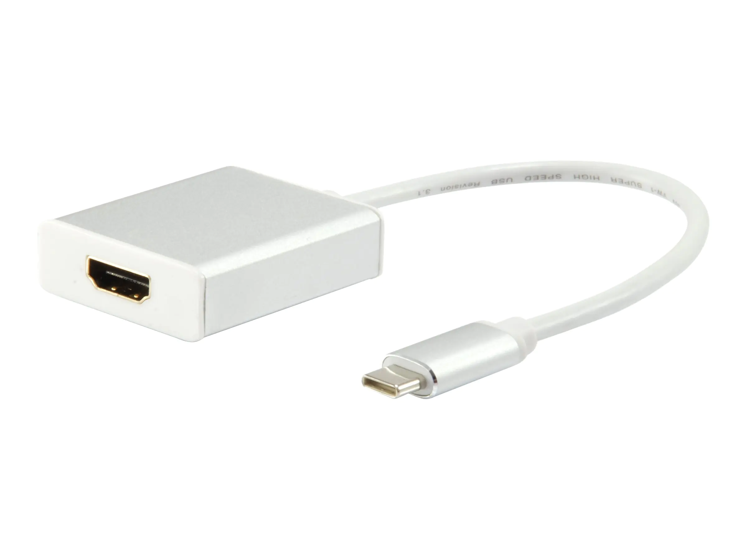 equip - Video- / Audio-Adapter - 24 pin USB-C männlich zu HDMI weiblich - 15 cm - 4K Unterstützung equip - Video- / Audio-Adapter - 24 pin USB-C männlich zu HDMI weiblich - 15 cm - 4K Unterstützung