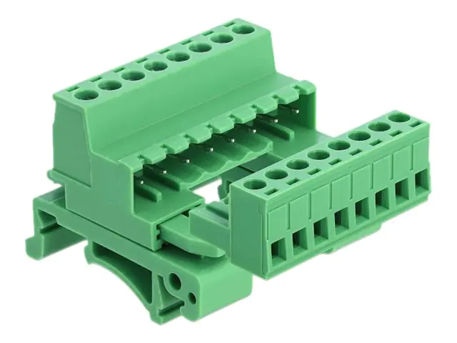 Delock Netzanschlussadapter-Kit - grün 66081