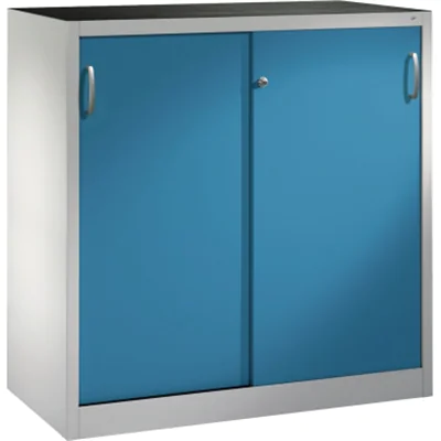 C+P Werkzeugschrank 205709S10030 Schiebetür 1200x1200x500mm lgr/lbl